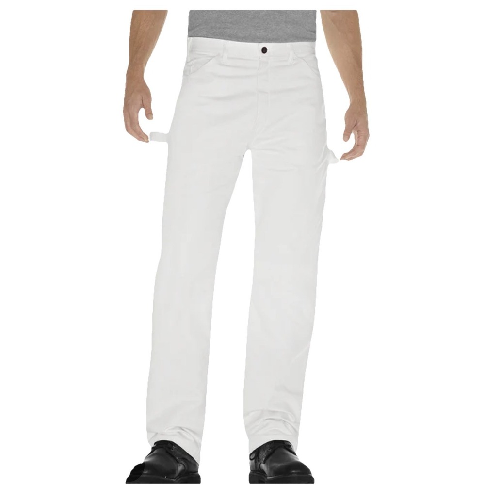 Dickies Painter Pants Mens 36x34 Straight Whites Outdoor Journeyman Painter New